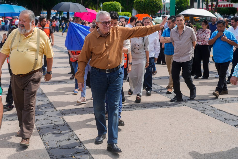 O governador do estado de Sinaloa, Rubén Rocha Moya. — Foto: Eduardo Verdugo / AP