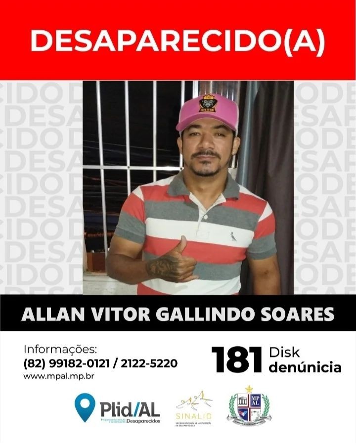 Família procura mototaxista desaparecido há uma semana em Maceió 