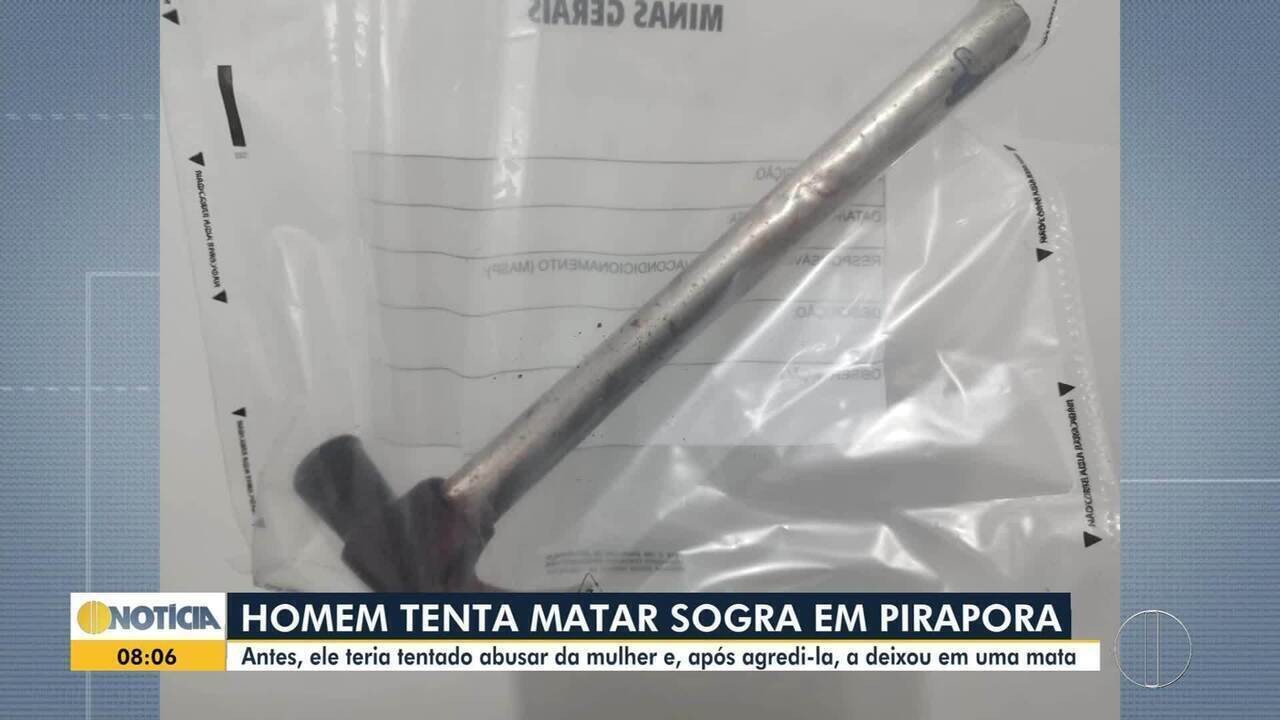 Homem é preso depois de tentar matar a sogra a marteladas e a abandonar em matagal, em Pirapora