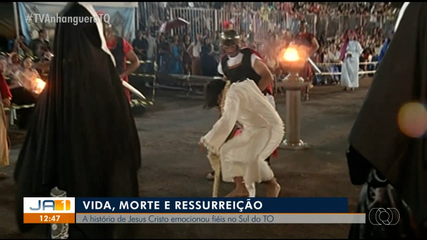 História de Jesus emociona fiéis no sul do estado