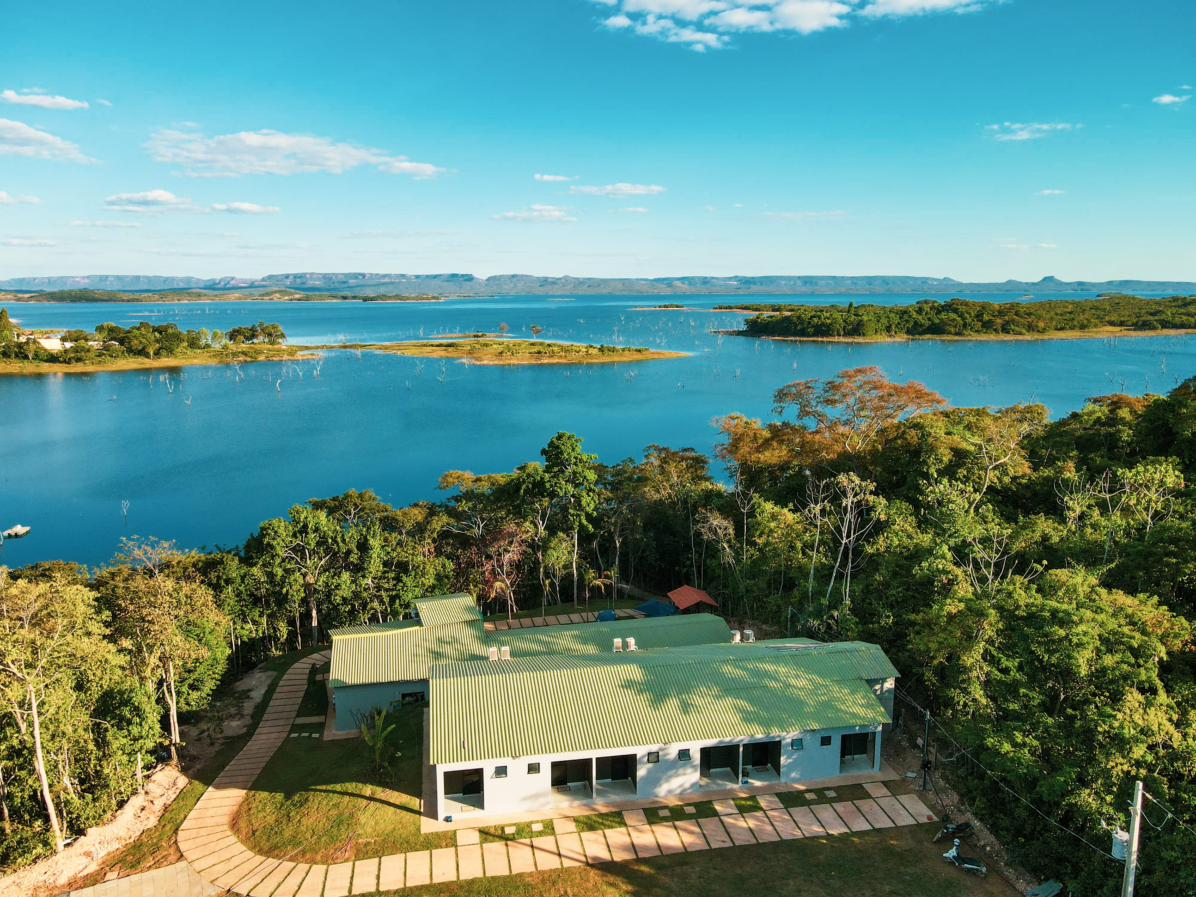 Pousada Manso Fishing Resort disponibiliza estrutura e equipamentos para receber os turistas do Lago do manso. — Foto: Reprodução/Arquivo Pessoal