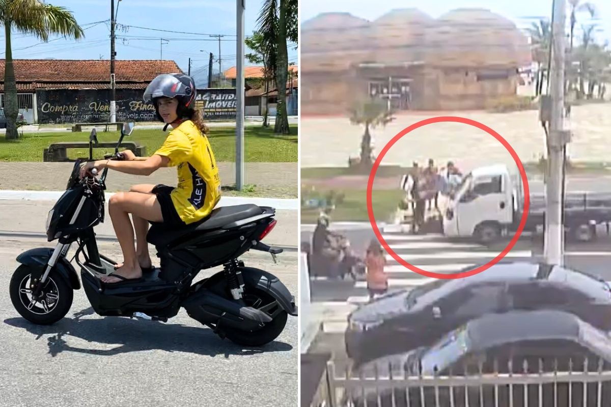 Mãe de jovem atropelado por caminhão ao parar bicicleta para pedestres diz que filho 'renasceu'