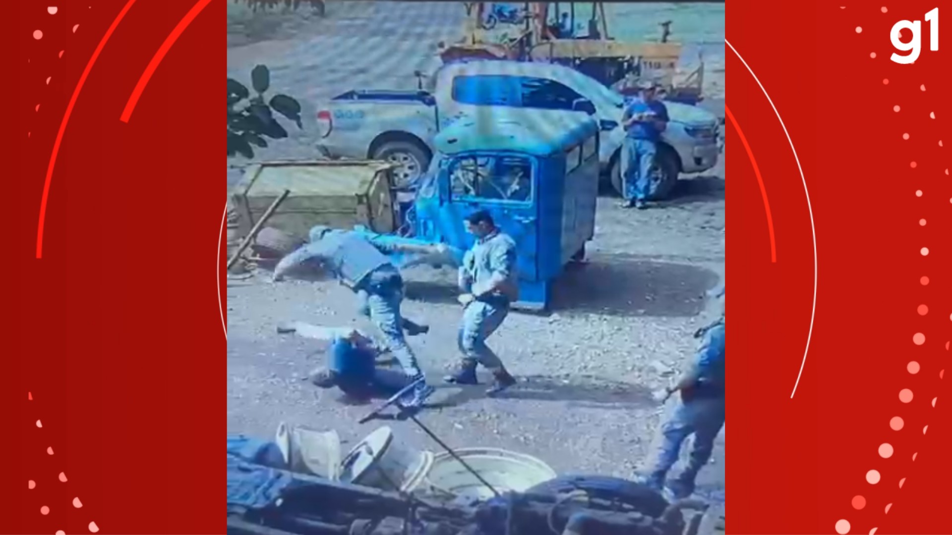 VÍDEO: mecânico é agredido por PMs durante abordagem em Cruz Alta; Brigada Militar apura