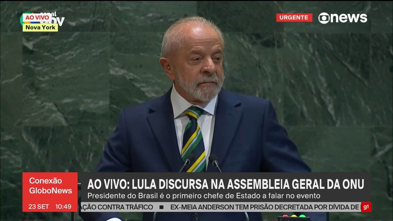Veja íntegra do discurso de Lula na Assembleia Geral da ONU