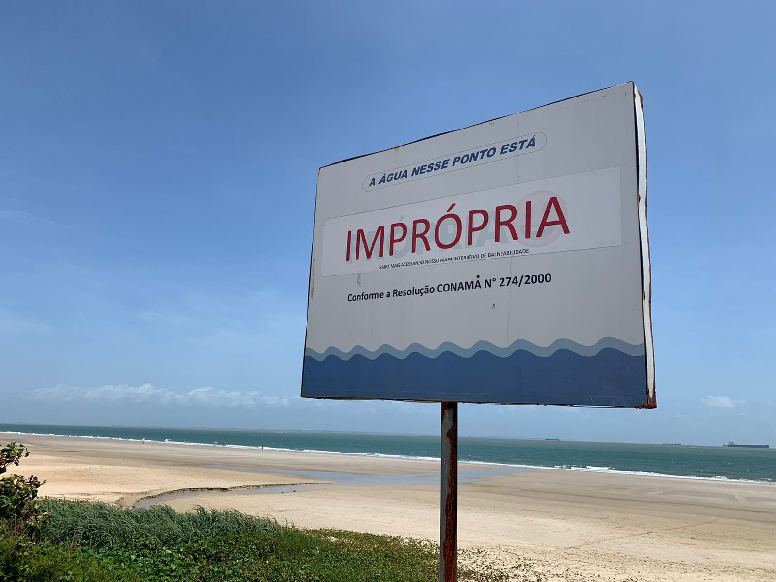 18 dos 22 pontos das praias da Grande Ilha estão próprios para banho, diz Sema