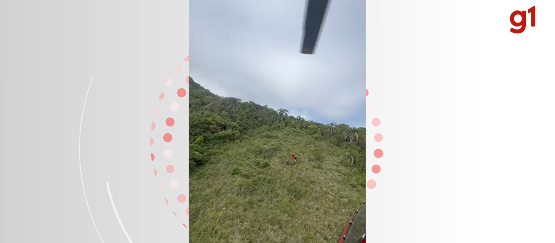 Turista israelense é resgatado de helicóptero após se perder em trilha de Florianópolis; vídeo