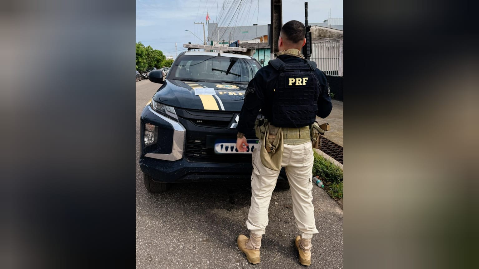 PRF cumpre mandado de prisão por roubo durante fiscalização em ônibus na BR-163, em Santarém