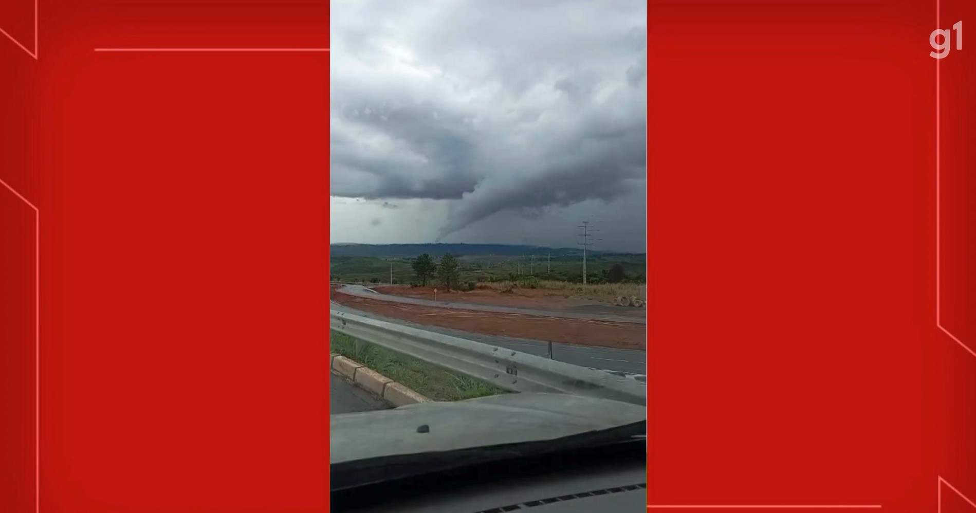 Nuvem em espiral surpreende moradores de Brasília; veja vídeo