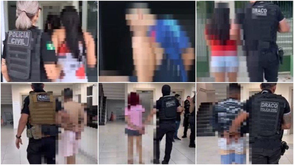 Operação da Polícia Civil prende mais de 20 membros da facção Comando Vermelho em Fortaleza e Caucaia. — Foto: Polícia Civil/ Divulgação