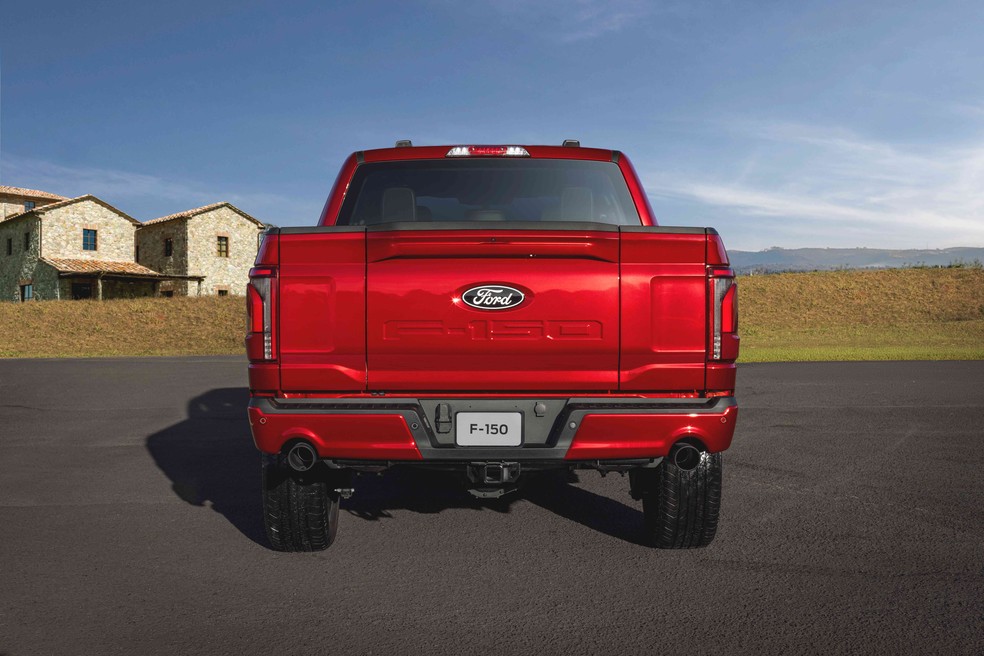 Ford F-150 2024 tem sensor de carga e indicação aparece na lanterna — Foto: Divulgação | Ford