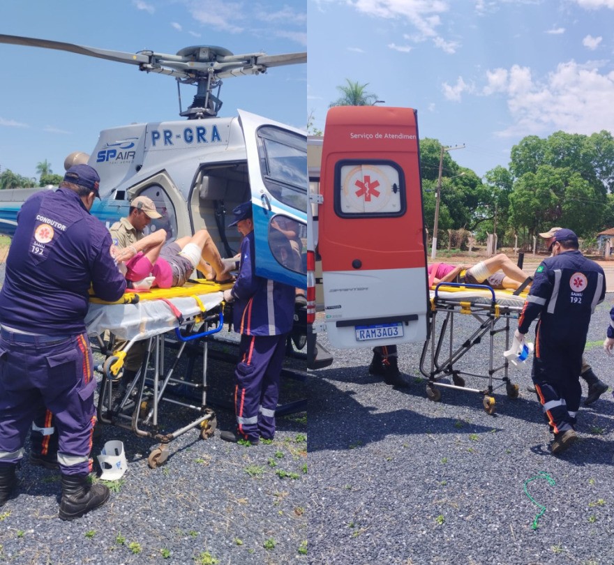 Turista italiana é socorrida às pressas após ser atacada por búfalo no Pantanal de MT 