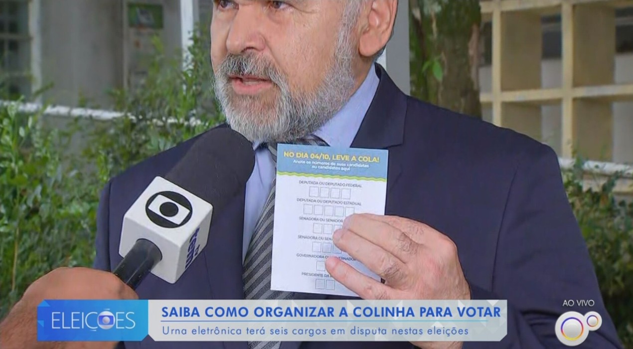 Juiz eleitoral de Sorocaba explica sobre ordem de votação e importância de levar a 'colinha': 'São 19 dígitos'