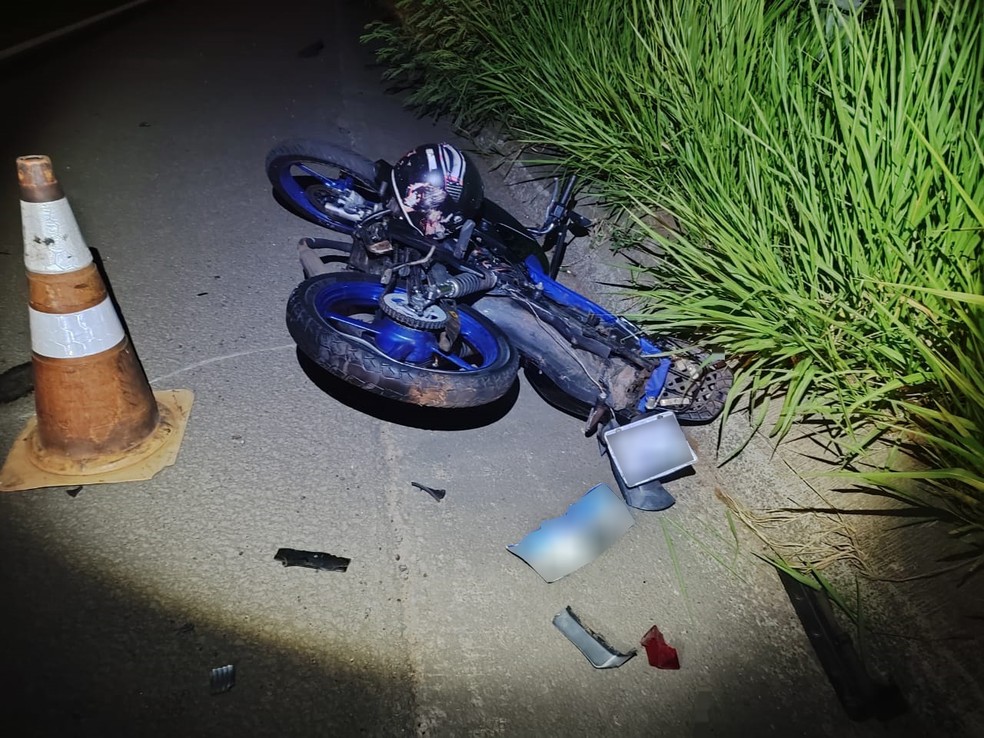 Motociclista morre após acidente de trânsito, em Pirapozinho (SP) — Foto: Polícia Rodoviária