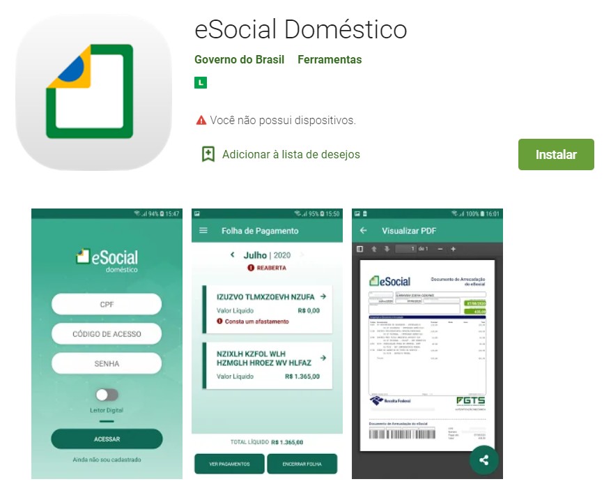 eSocial: Receita notifica 500 mil patrões sobre débitos relativos a empregados domésticos