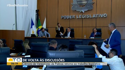 Câmara de Vereadores de Palmas retoma trabalho legislativo