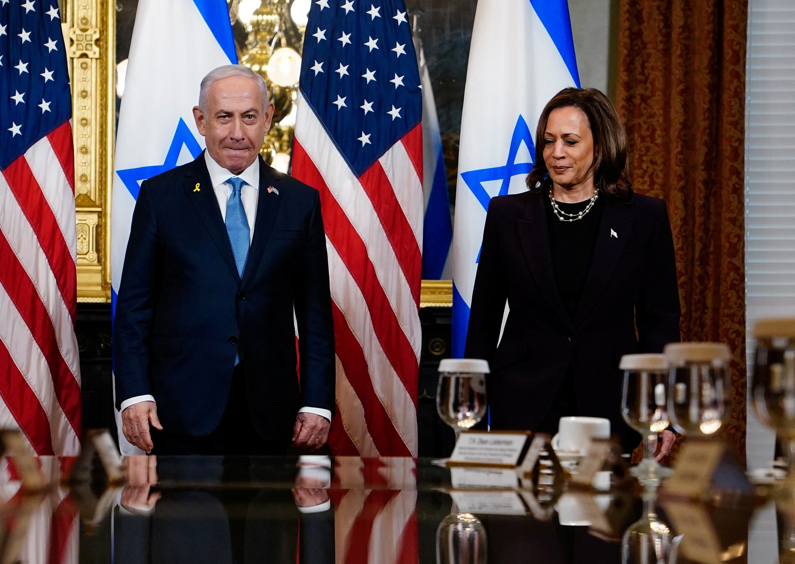 Kamala Harris diz a Netanyahu que 'não ficará calada' diante do sofrimento em Gaza
