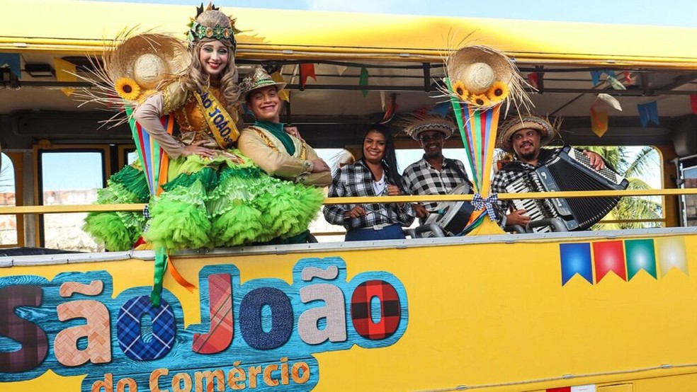 Ônibus do Forró faz trajeto entre Alecrim e Cidade Alta — Foto: Divulgação