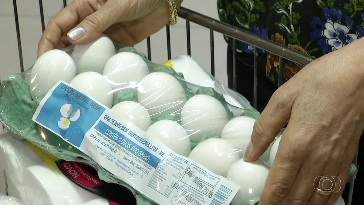 Dúzia de ovos tem variação de quase R$ 5 em supermercados de Palmas