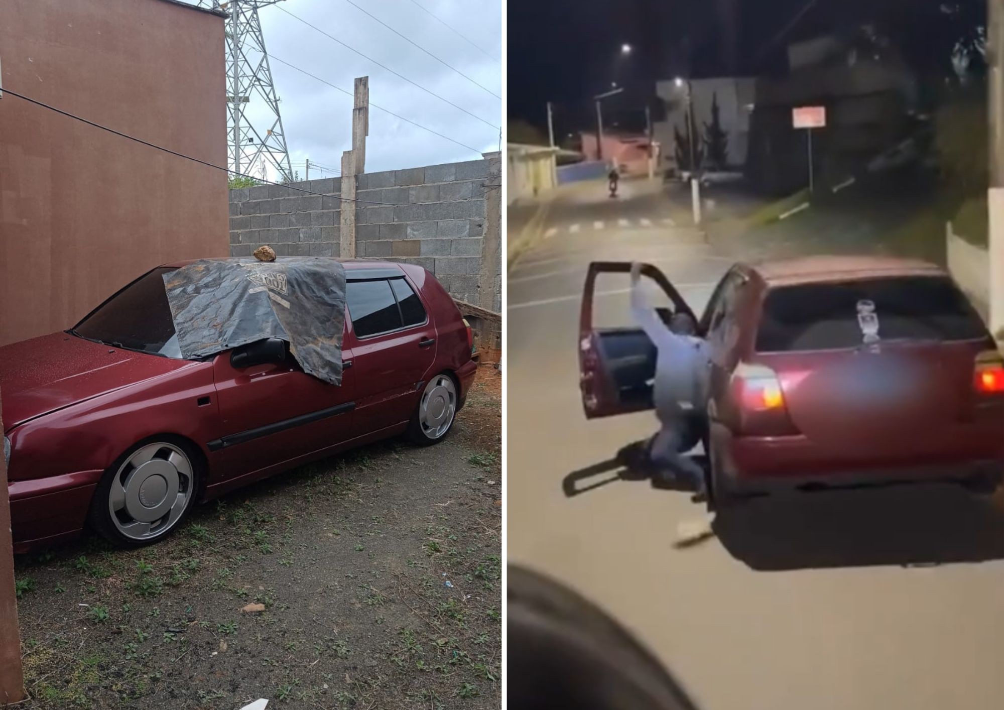 Adolescente dirigiu carro, subiu no teto e fez veículo desgovernado bater em casa no interior de SP, diz polícia