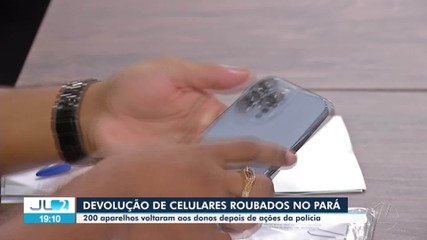 200 aparelhos roubados voltam aos donos depois de ações da polícia