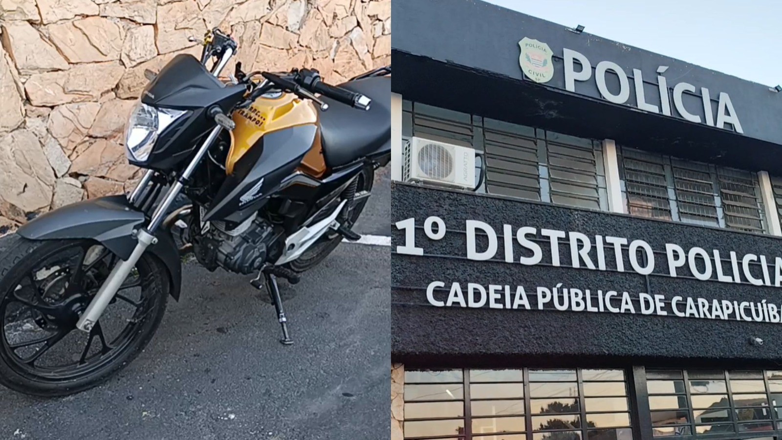 Passageira morre atropelada por caminhão após cair de moto em Carapicuíba, na Grande SP