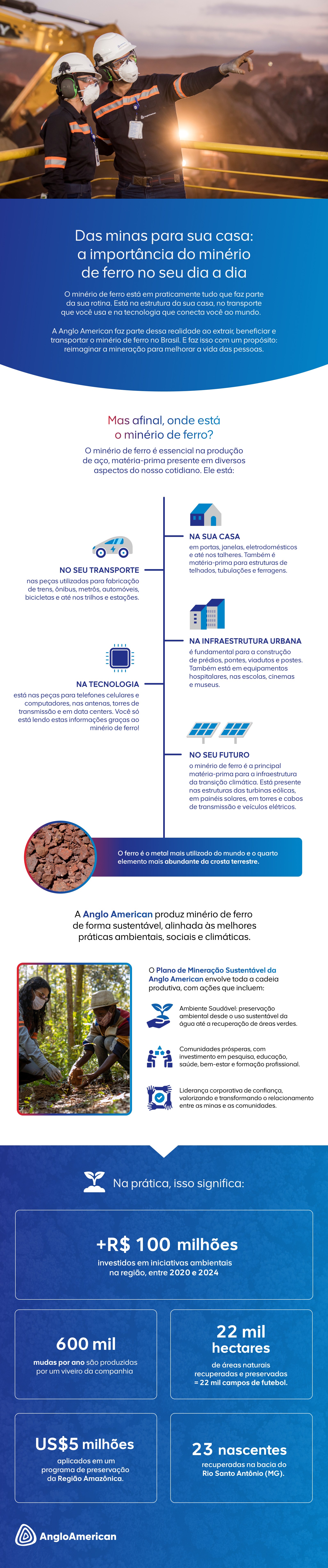Minério de Ferro: presença indispensável em sua rotina