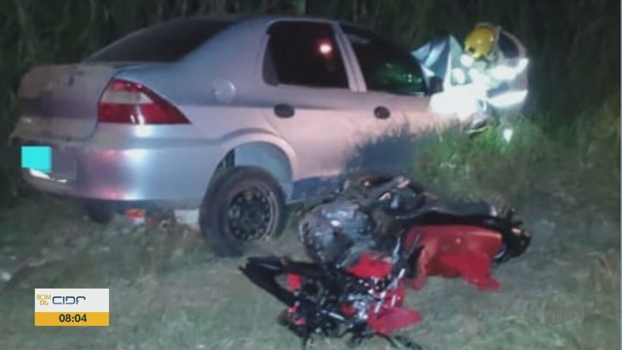 Carro bate de frente com moto e motociclista morre na MGC-491, em ...