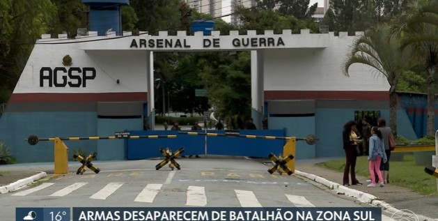 Seis armas desaparecem de batalhão da PM na Zona Sul de São Paulo