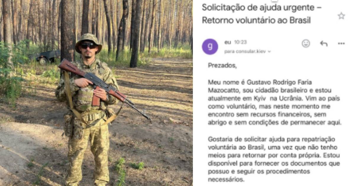 Paranaense na Ucrânia pediu ajuda à Embaixada para retornar ao Brasil antes de morrer em combate, diz família