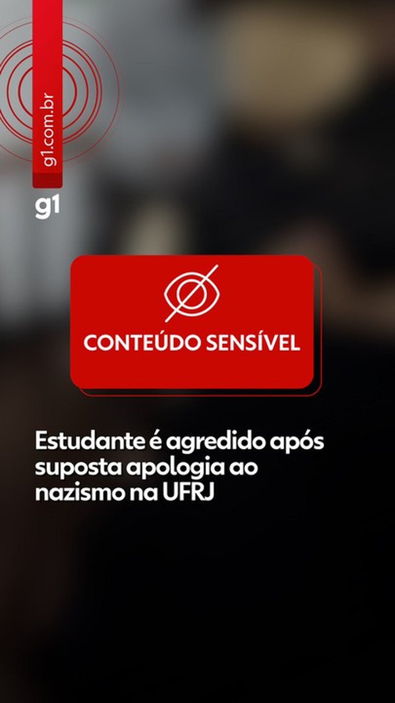 Estudante é agredido após suposta apologia ao nazismo dentro da UFRJ, no Centro do Rio