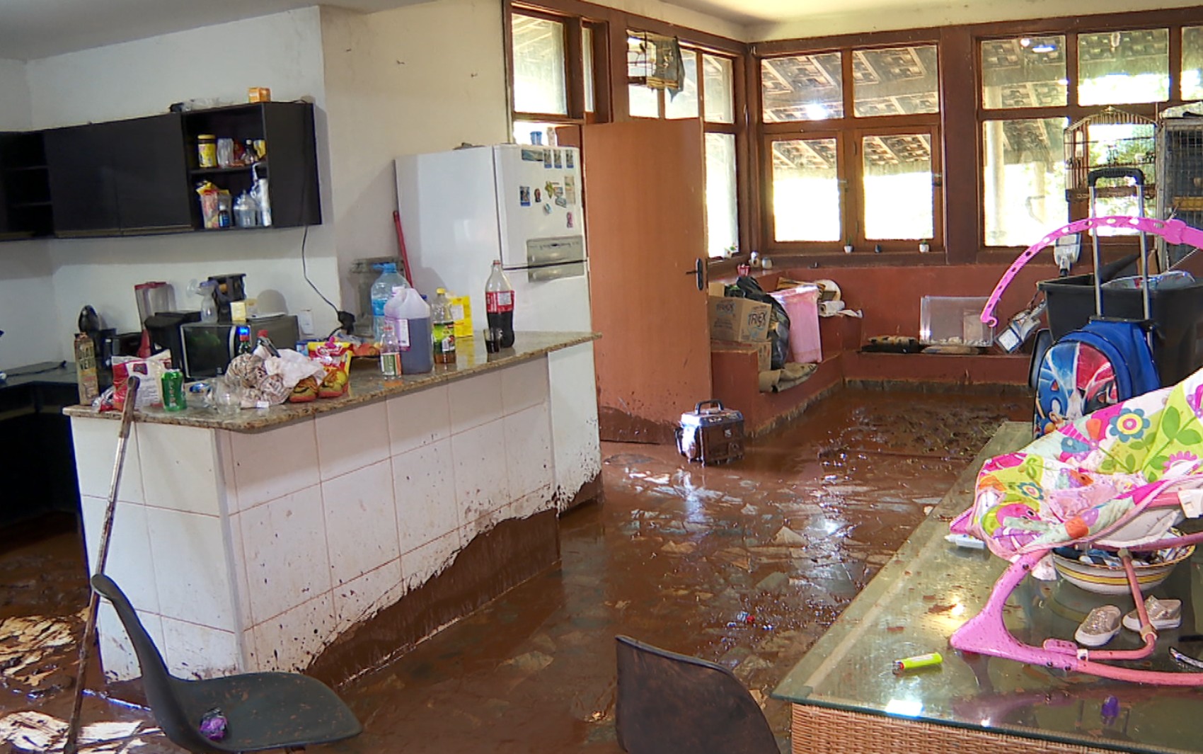 Família pede providências da Prefeitura após lama invadir casa durante temporal em Jardinópolis, SP: 'É desesperador'