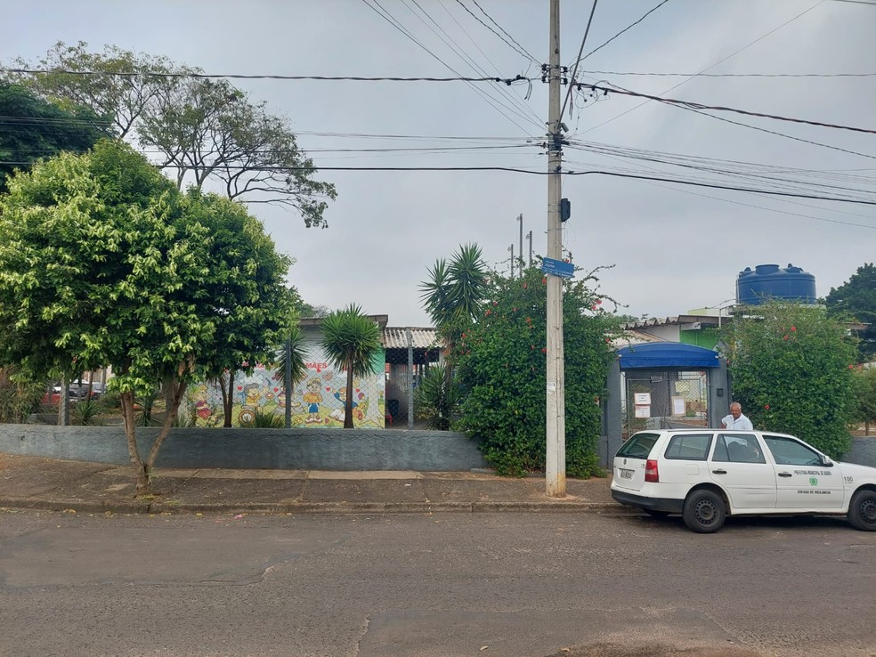 Disparo de arma de fogo assustou quem estava na escola em Bauru — Foto: Arquivo pessoal 