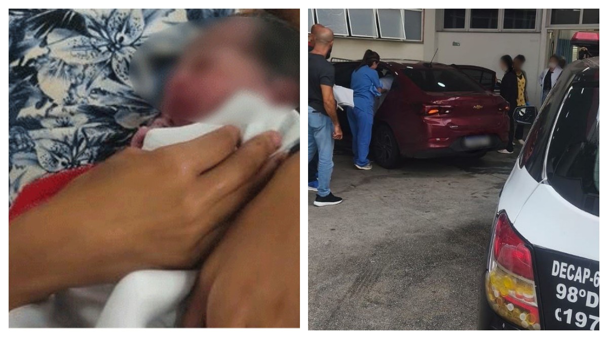 Bebê nasce dentro de carro em estacionamento de delegacia de SP; policial ajuda no parto