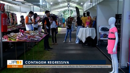 Expositores se preparam para mais uma edição da feira Epoca em Araguaína