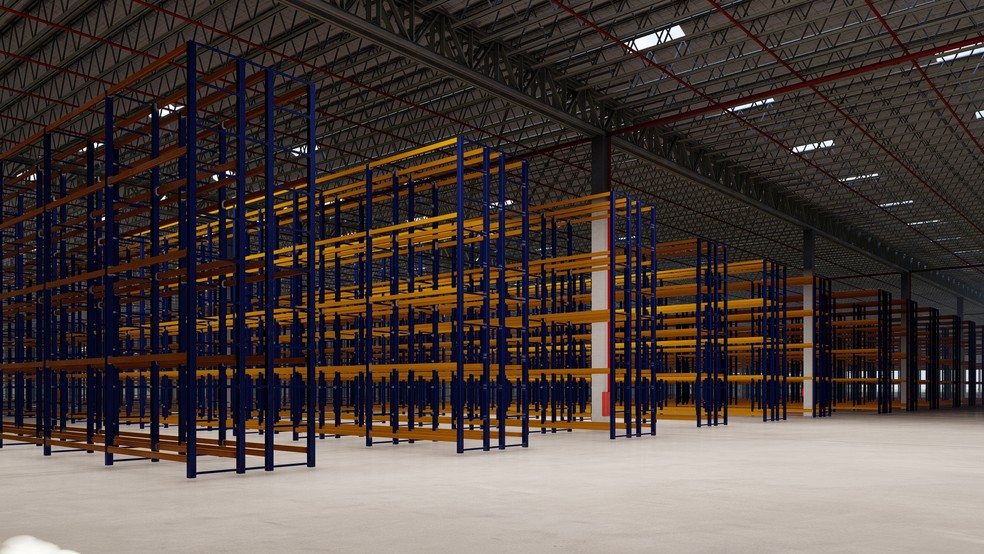 Galpão logístico na Serra, Espírito Santo — Foto: Divulgação/Private Log