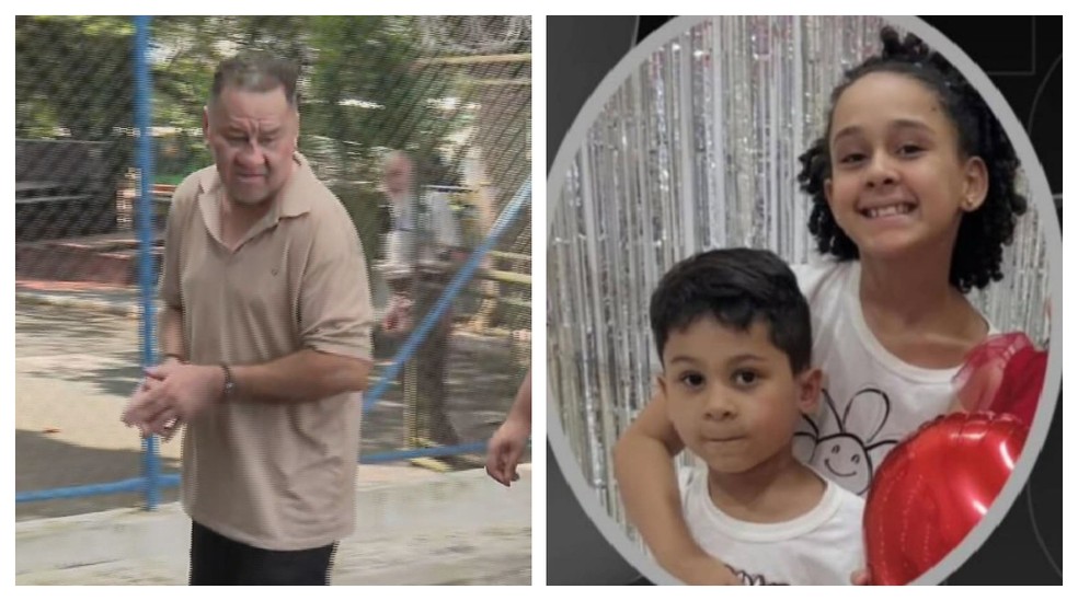 Demóstenes Dias de Macedo, de 64 anos, preso por atropelar e matar duas crianças em Diadema, na Grande São Paulo, nesta sexta-feira (3). — Foto: Reprodução/TV Globo