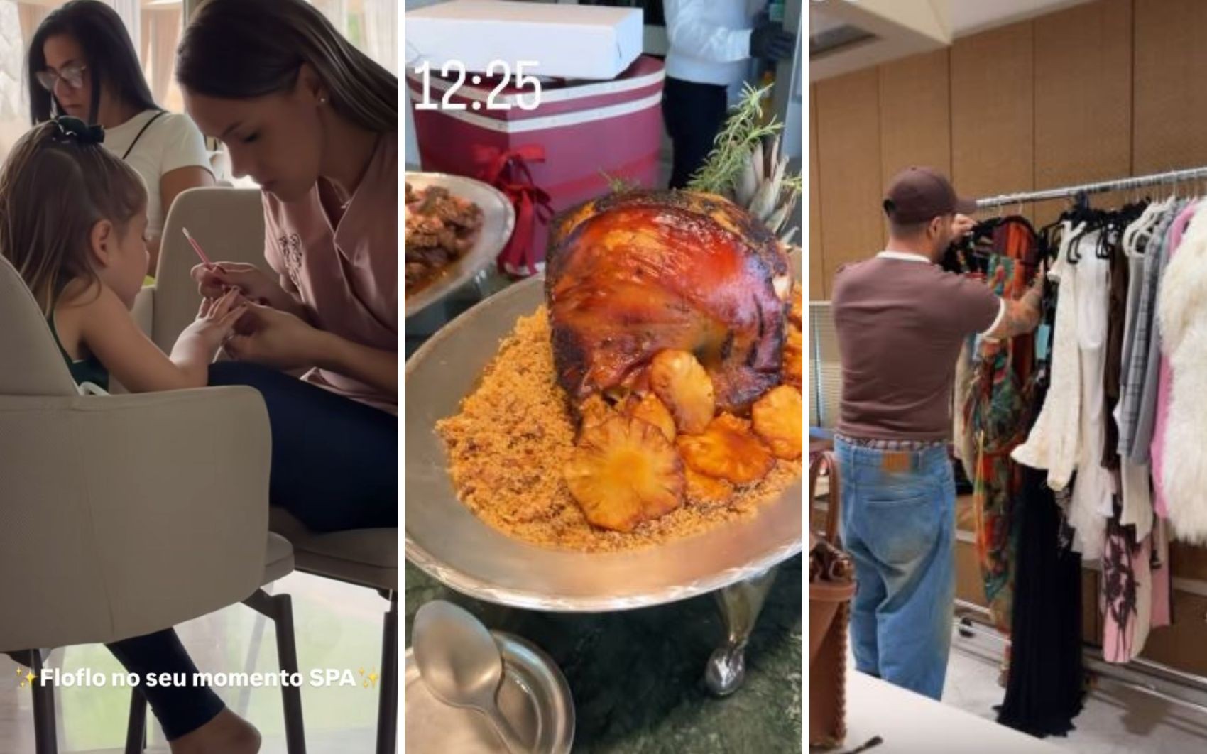 Virginia mostra preparação de Natal com filhos e Vini Jr; vídeo