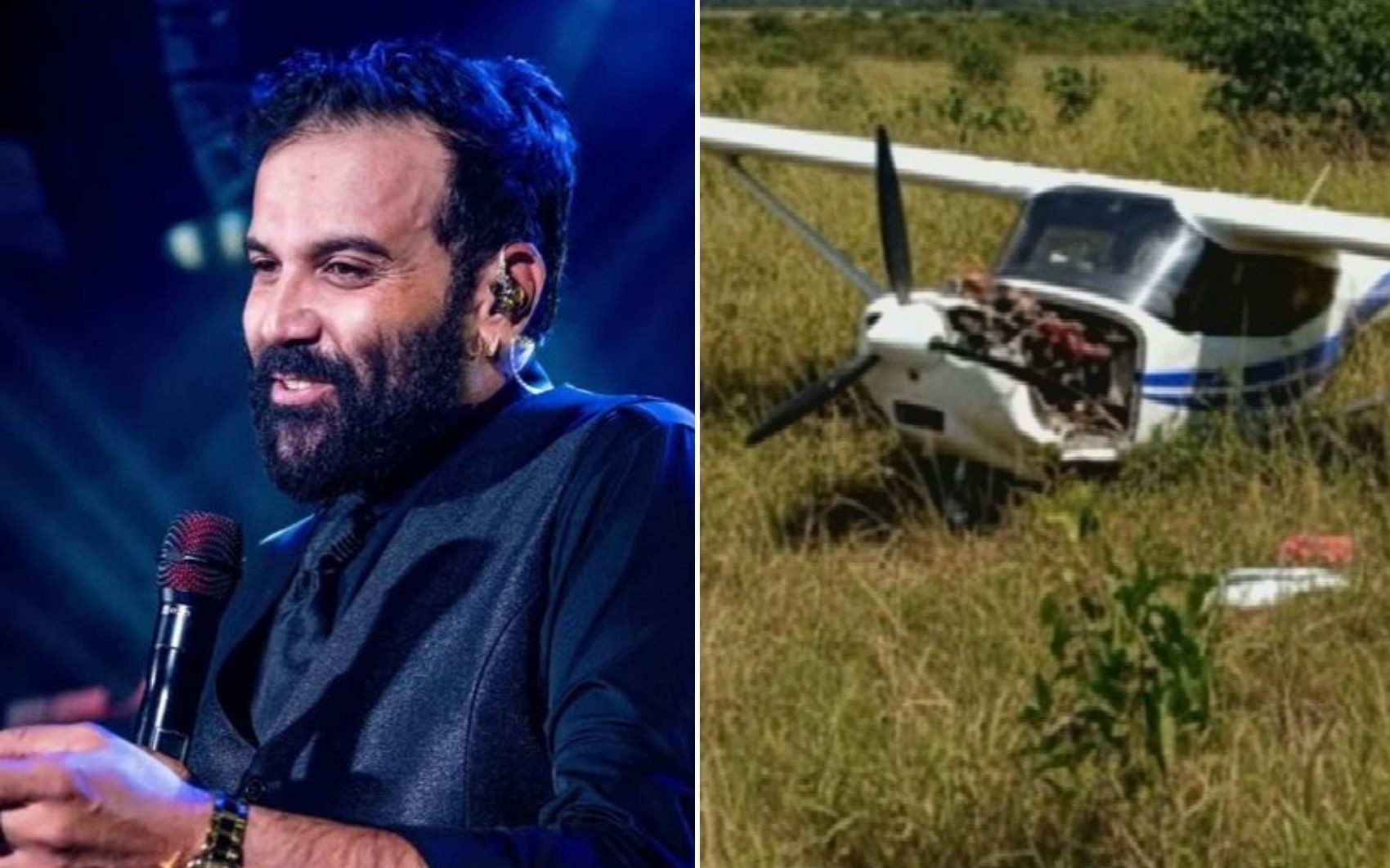Cantor sertanejo que fez pouso de emergência diz que avião desligou no ar: ‘Painel apagou, motor parou’