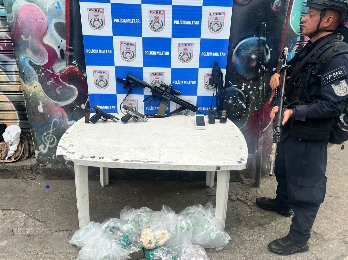 PM chega a 500 fuzis apreendidos em 2025 no RJ; maioria das armas é de fabricação clandestina