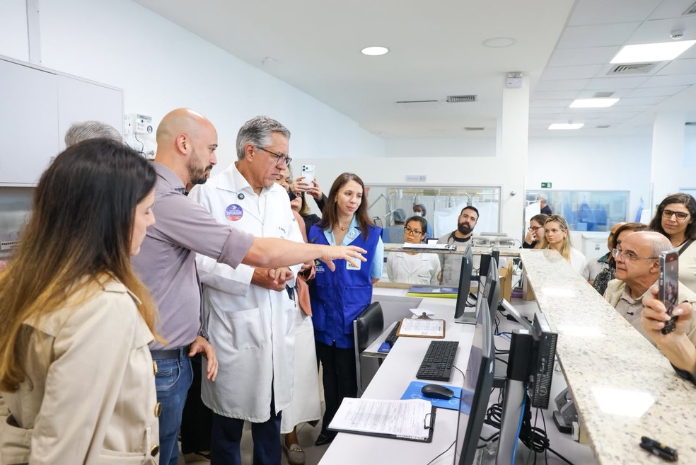 Ministro da Sa&uacute;de inaugura 1&ordf; UTI inteligente do SUS no Rio &mdash; Foto: Divulga&ccedil;&atilde;o/Minist&eacute;rio da Sa&uacute;de