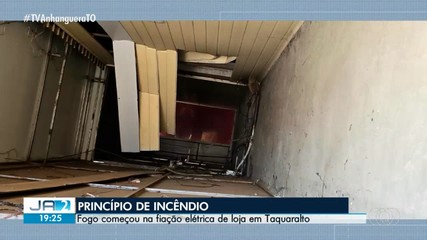 Princípio de incêndio é registrado em Taquaralto