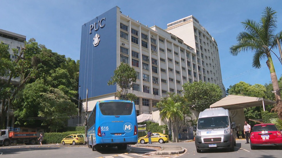 Sede da PUC-Rio, na Gávea, na Zona Sul do Rio — Foto: Reprodução/ TV Globo