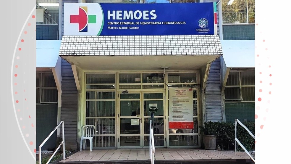 Hemocentro do Espírito Santo (Hemoes), em Vitória. — Foto: Sesa/ES