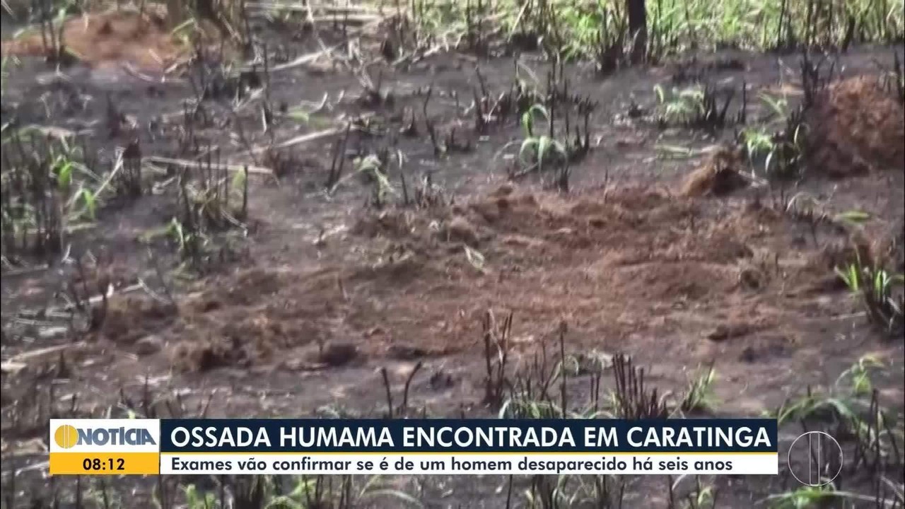 Ossada humana é encontrada em Caratinga; restos mortais podem ser de homem desaparecido há seis anos