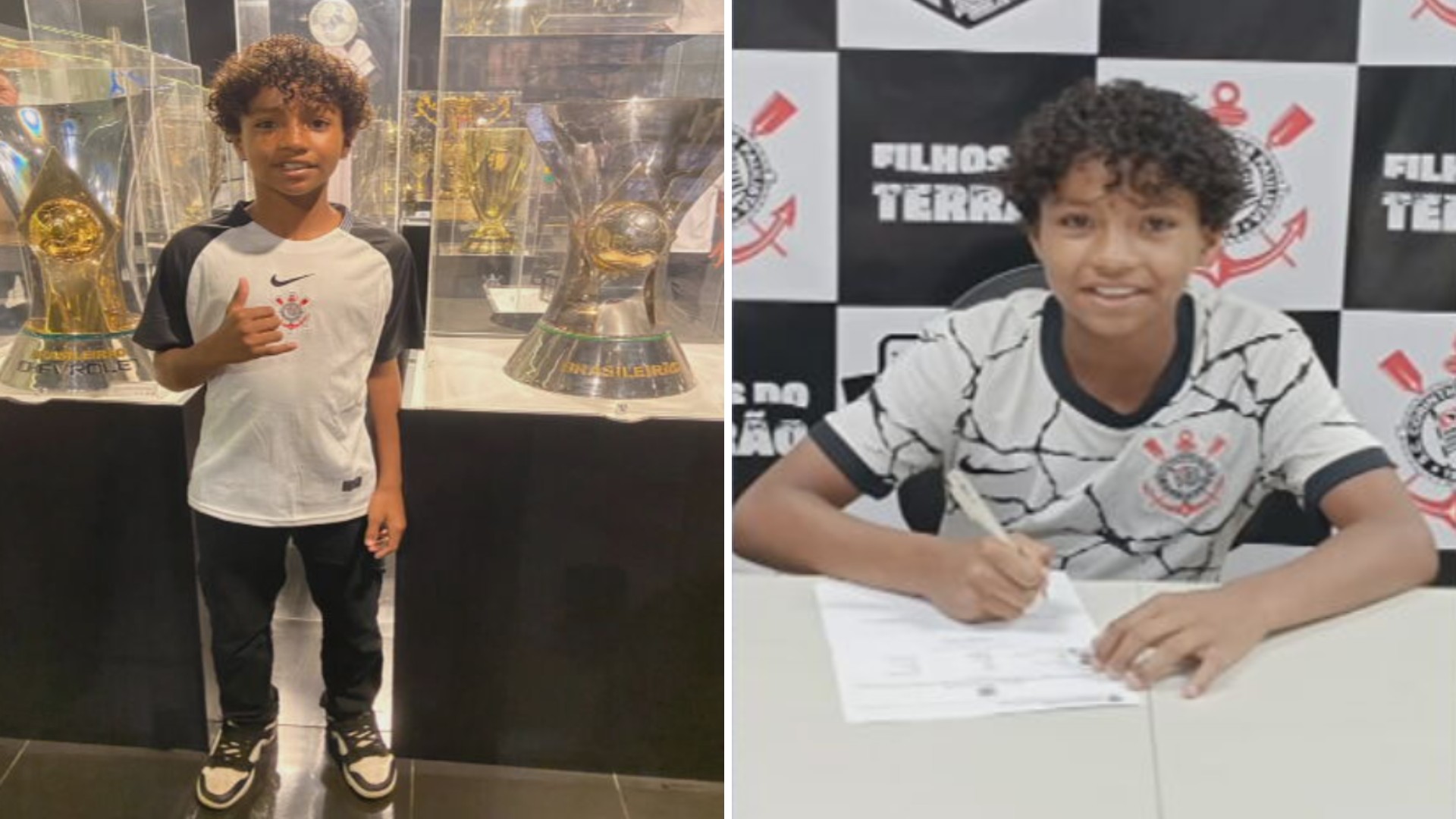 Menino que não gostava de futebol é descoberto em escolinha pública e assina contrato com o Corinthians: 'Pedra preciosa', diz treinador