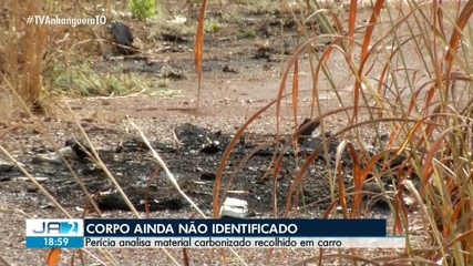 Corpo carbonizado encontrado em Palmas ainda não foi identificado