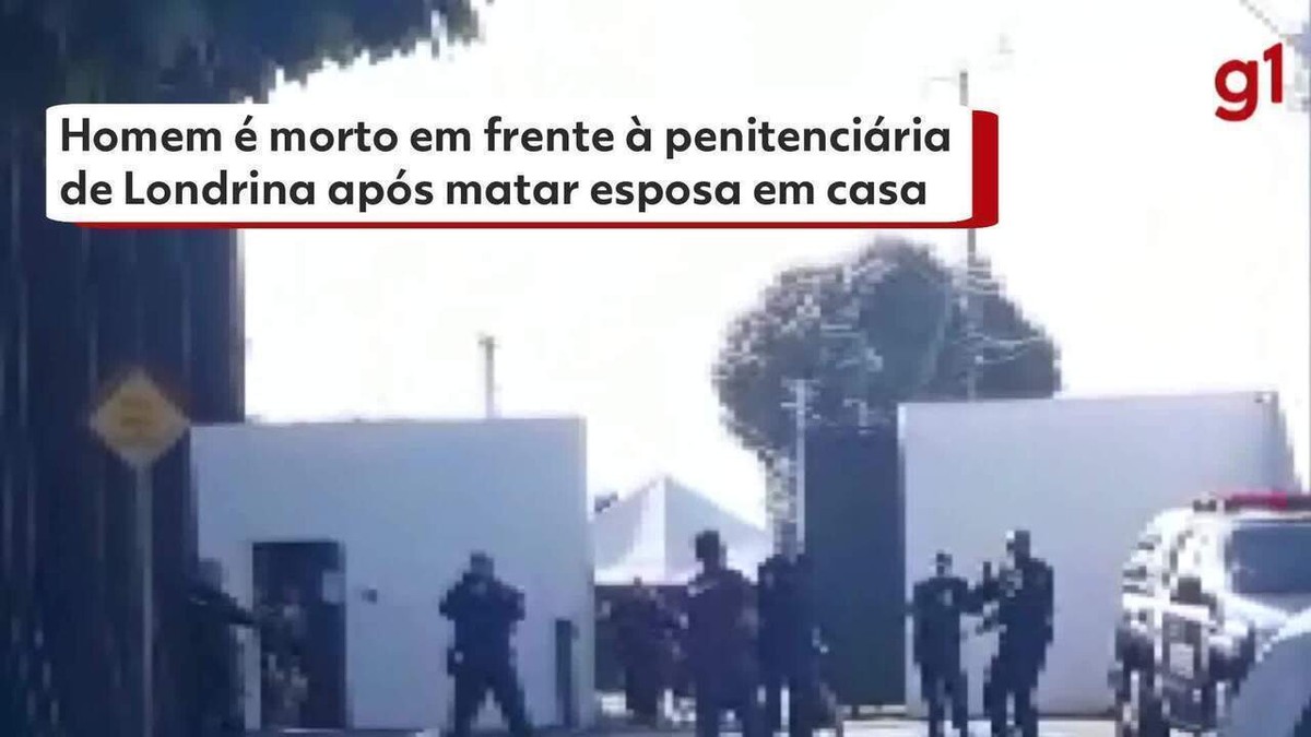 Homem mata esposa a tiros e a golpes de faca dentro de casa e acaba morto durante fuga em Londrina, diz PM