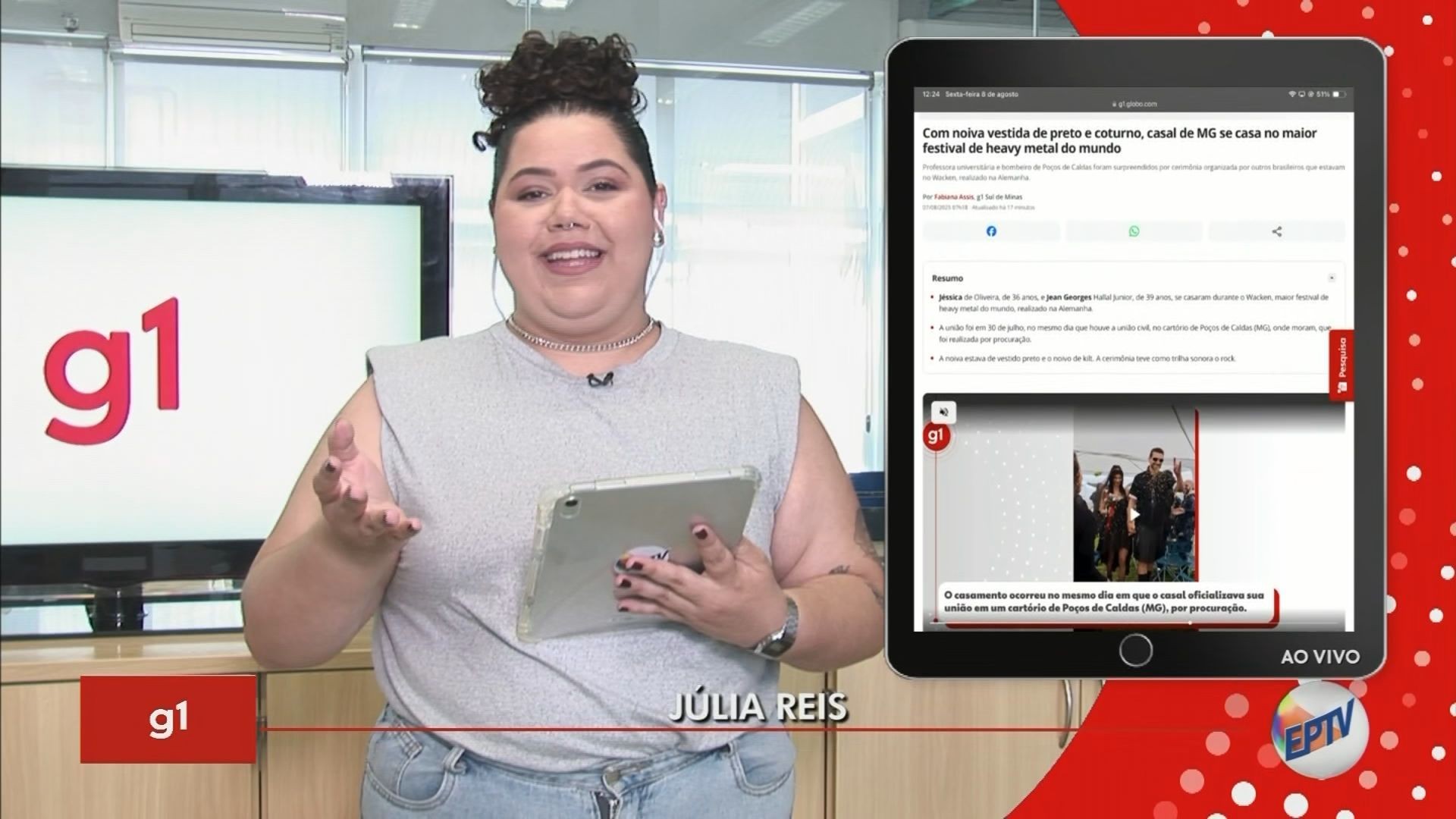 VÍDEOS: EPTV 1 Sul de Minas de sexta-feira, 8 de agosto de 2025
