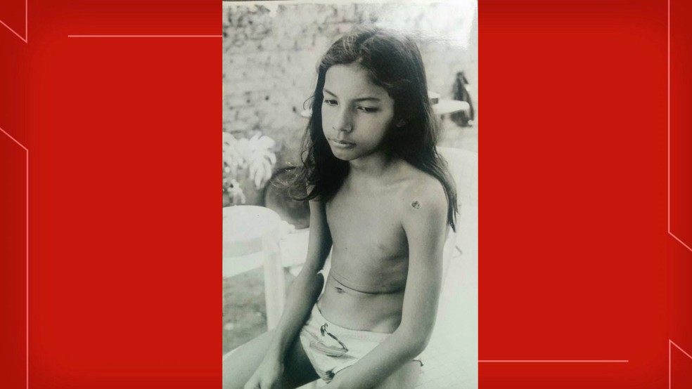 O juiz indígena Yves Guachala, na infância — Foto: Arquivo pessoal