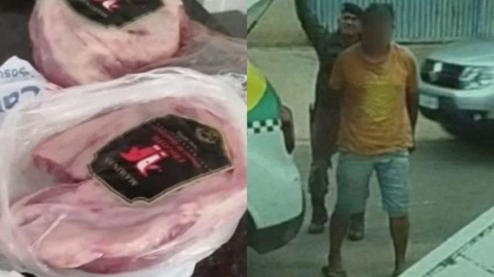 Homem é detido suspeito de furtar carne e chocolates de supermercado no Piauí